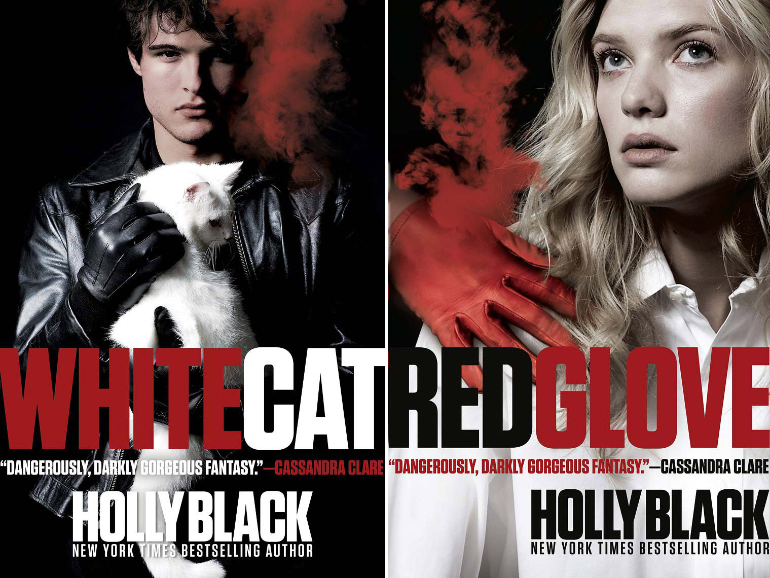 White Cat - Red Glove - Holly Black | Michael Frost Photography